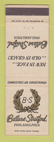 Matchbook Cover - Bellevue Stratford Hotel Philadelphia PA