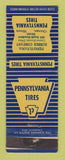 Matchbook Cover - Pennsylvania Tires Chicago IL WEAR