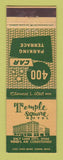 Matchbook Cover - Temple Square Hotel Salt Lake City UT