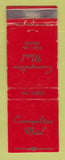 Matchbook Cover - Cosmpolitan Motel Seattle WA WEAR