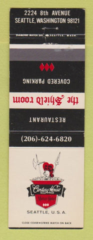 Matchbook Cover - Century House Motor Hotel Seattle WA