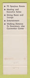 Matchbook Cover - Century House Motor Hotel Seattle WA