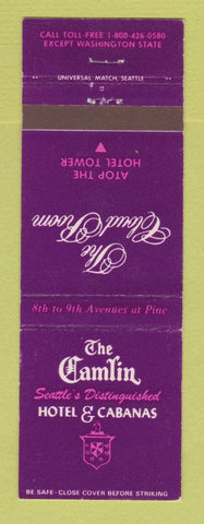Matchbook Cover - The Camlin Hotel Cabanas Seattle WA