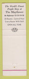 Matchbook Cover - Motel Mayflower Madison WI