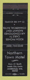 Matchbook Cover - Northern Town Motel Janesville WI