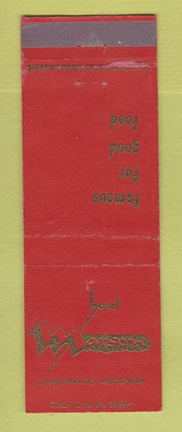 Matchbook Cover - Hotel Marson Clintonville WI
