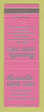 Matchbook Cover - Roseville Liquor Store  MN WORN BACK