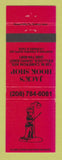 Matchbook Cover - Jack's Hook Shop Kellogg ID RED