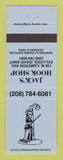 Matchbook Cover - Jack's Hook Shop Kellogg ID BLUE