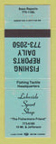 Matchbook Cover - Lakeside Sport Shop fishing