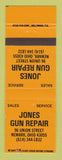 Matchbook Cover - Jones Gun Repair Newark OH