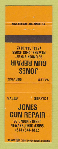 Matchbook Cover - Jones Gun Repair Newark OH