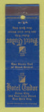 Matchbook Cover - Hotel Tudor New York City BLUE
