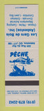 Matchbook Cover - Les Gars de Bois Asbestos QC Boat Motors