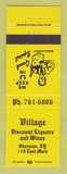 Matchbook Cover - Village Discount Liquors Sherman NY