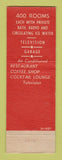 Matchbook Cover - Hotel Plymouth New York City