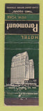 Matchbook Cover - Hotel Parmount New York City
