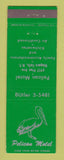 Matchbook Cover - Pelican Motel Niagara Falls NY
