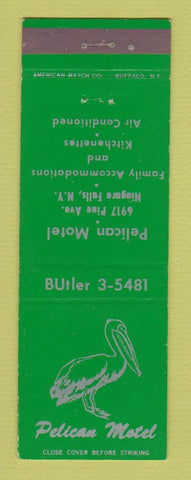 Matchbook Cover - Pelican Motel Niagara Falls NY