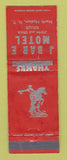 Matchbook Cover - J Bar E Motel North Hudson NY WORN