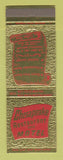 Matchbook Cover - Chesapeake Restaurant Motel Grasonville MD
