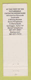 Matchbook Cover - Cozy Restaurant Motel Inn Thurmont MD