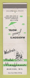 Matchbook Cover - Motel Mayflower Madison WI