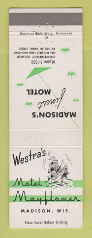 Matchbook Cover - Motel Mayflower Madison WI