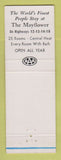 Matchbook Cover - Motel Mayflower Madison WI