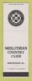 Matchbook Cover - Midlothian Country Club IL
