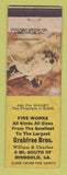 Matchbook Cover - Crabtree Bros Fireworks Ringgold GA