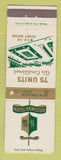 Matchbook Cover - Motel Hamilton Utica NY