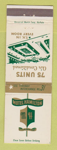 Matchbook Cover - Motel Hamilton Utica NY