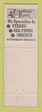 Matchbook Cover - JE Motel Cafe Sheridan WY