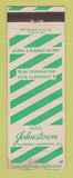 Matchbook Cover - Hotel Johnstown NY WEAR