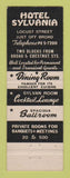 Matchbook Cover - Hotel Sylvania Philadelphia PA