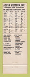 Matchbook Cover - Azusa Western Concrete Azusa CA WEAR