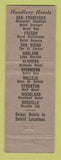 Matchbook Cover - Oroville Inn CA