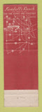 Matchbook Cover - Kendall's Ranch Restaurant Sycamore IL