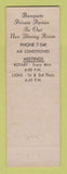 Matchbook Cover - Shillington Diner Reading PA