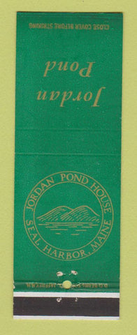 Matchbook Cover - Jordan Pond House Seal Harbor ME DD Bean