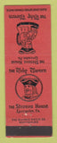 Matchbook Cover - The Toby Tavern Stevens House Lancaster PA