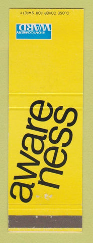 Matchbook Cover - Montgomery Ward Stores Awareness
