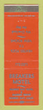 Matchbook Cover - Breakers Motel Morro Bay CA ORANGE