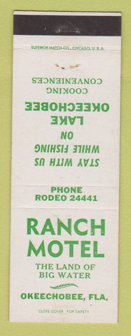 Matchbook Cover - Ranch Motel Okeechobee FL