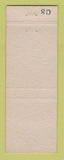 Matchbook Cover - Ranch Motel Okeechobee FL