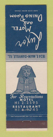 Matchbook Cover - Luxor Motel Restaurant Danville IL