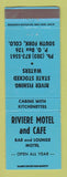 Matchbook Cover - Riviere Motel Cafe South Fork Colorado WEAR