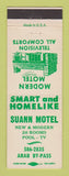 Matchbook Cover - Suann Motel Arab AL
