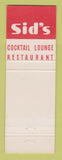 Matchbook Cover - Towne House Motel Altoona PA